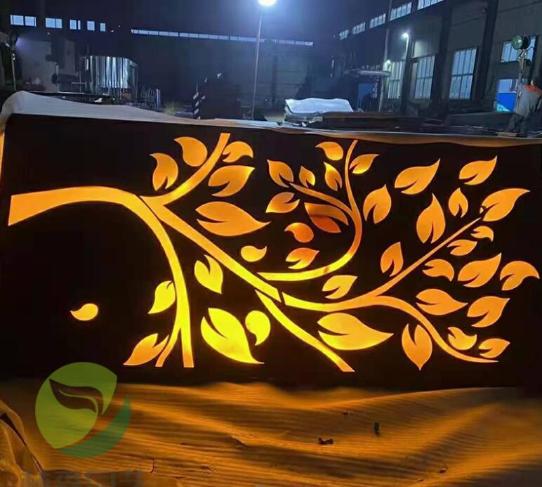 浙江耐候钢板灯箱